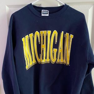 Vintage University of Michigan Pullover